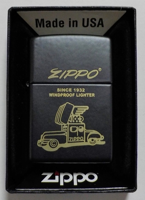 画像1: ☆Zippo Car！人気の・・ジッポーカー・SINCE 1932 デザイン！渋いブラック Black Matte Zippo！新品
