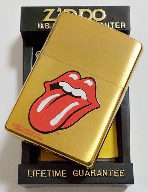 画像: ★ローリング・ストーンズ！ROLLING STONES １９９７年１０月 真鍮ソリッドブラス ZIPPO！新品