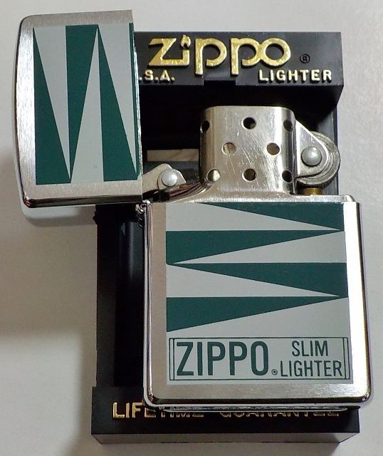 画像: ☆限定５０個！SLIM LIGHTER FIRST BOX デザイン １９９７年２月 ＃２００ USA ZIPPO！新品。