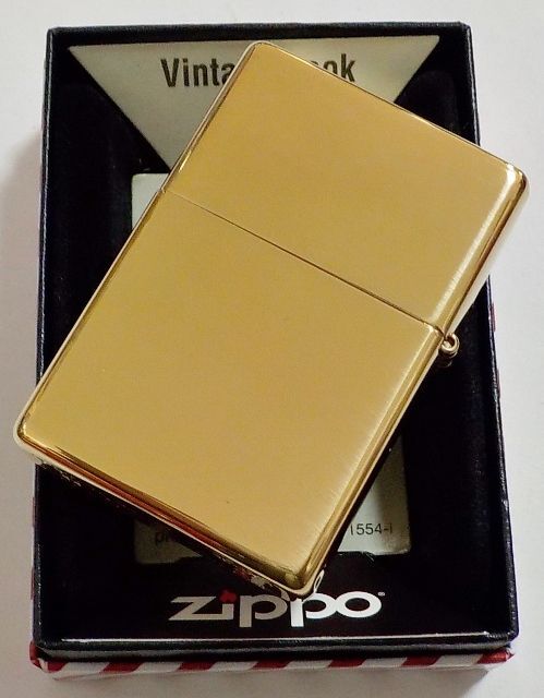 画像: ☆１９３７Replica Vintage Look ＃２７０ＣＣ  HP Solid Brass  Wライン無し ２０２２年 Zippo！新品