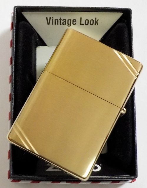 画像: ☆１９３７Replica Vintage Look ＃２４０  Solid Brass  Wライン有り ２０２２年 Zippo！新品