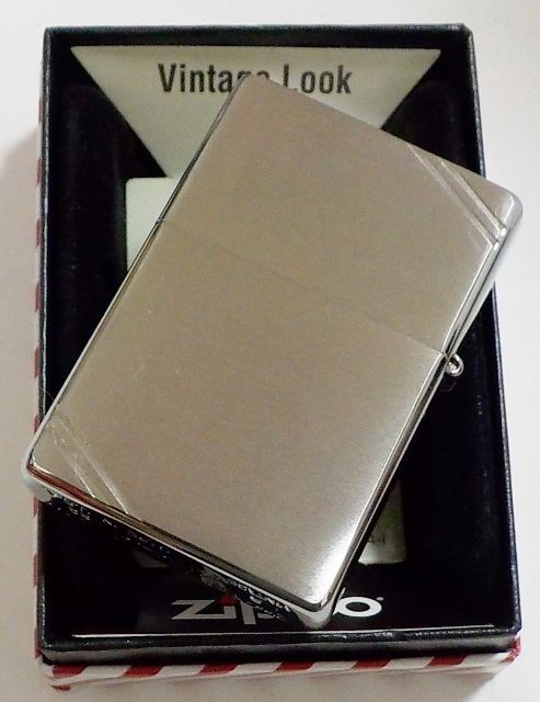 画像: ☆１９３７Replica Vintage Look ＃２３０ Brushed Chrome  Wライン有り ２０２２年 Zippo！新品