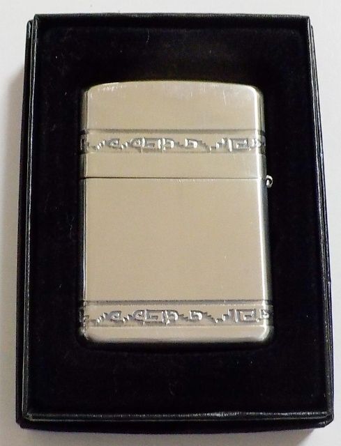 画像: ☆Armor Proto Type！お洒落な４面連続デザイン２００４年１月 シルバー銀加工鏡面 アーマー ZIPPO！未使用品A