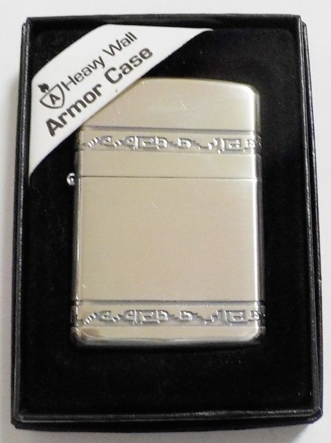 画像1: ☆Armor Proto Type！お洒落な４面連続デザイン２００４年１月 シルバー銀加工鏡面 アーマー ZIPPO！未使用品A