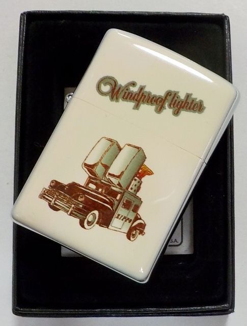 画像: ☆限定１００個！ジッポーカー ZippoCar 両面アイボリーホワイト ２００６年  ZIPPO！新品