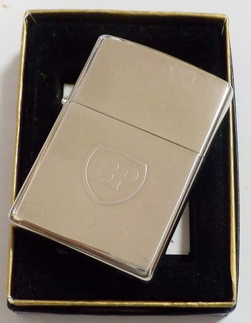 画像: ★ＢＰオイル！１９９７年 １０月 ＢＰ ロゴエッチング  銀加工鏡面 ＺＩＰＰＯ！未使用品