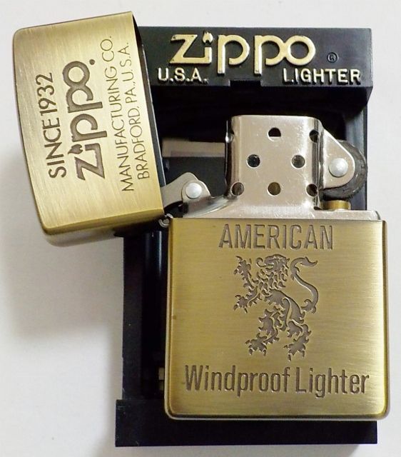 画像: ★渋い！真鍮古美 AMERICAN CLASSIC ２０００年１月 オールドデザイン彫刻 ZIPPO！新品