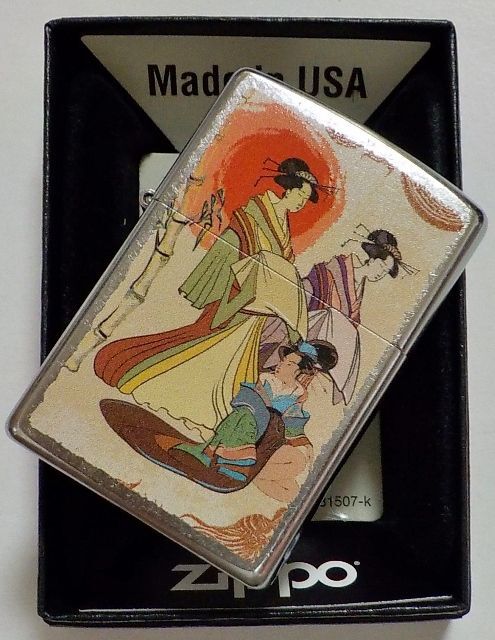 画像: ☆和柄！浮世絵 三美人！Ukiyoe Style ☆ ２０２３ USA  ZIPPO！新品