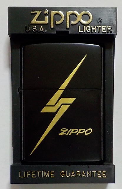 画像1: ☆渋い！全６面 艶消し ブラック！１９９９年４月製 USA BLACK ZIPPO！新品