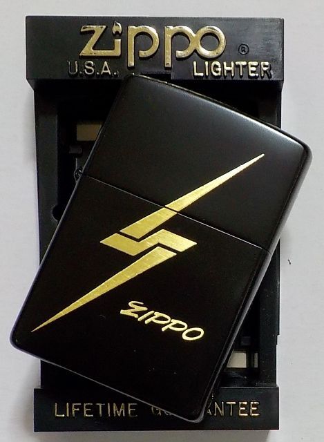 画像: ☆渋い！全６面 艶消し ブラック！１９９９年４月製 USA BLACK ZIPPO！新品