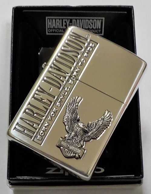 画像: ☆HARLEY-DAVIDSON！イーグルメタル シルバーいぶし ２０２２年 JAPAN MODEL ZIPPO！新品