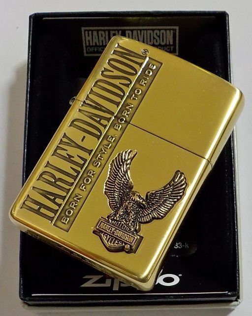 画像: ☆HARLEY-DAVIDSON！イーグルメタル 真鍮いぶし ２０２２年 JAPAN MODEL ZIPPO！新品