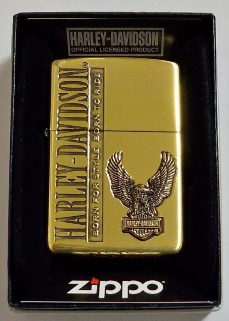 画像1: ☆HARLEY-DAVIDSON！イーグルメタル 真鍮いぶし ２０２２年 JAPAN MODEL ZIPPO！新品