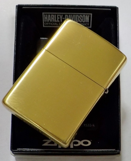 画像: ☆HARLEY-DAVIDSON！１９０３ ロゴマークメタル 真鍮いぶし ２０２２年 JAPAN MODEL ZIPPO！新品