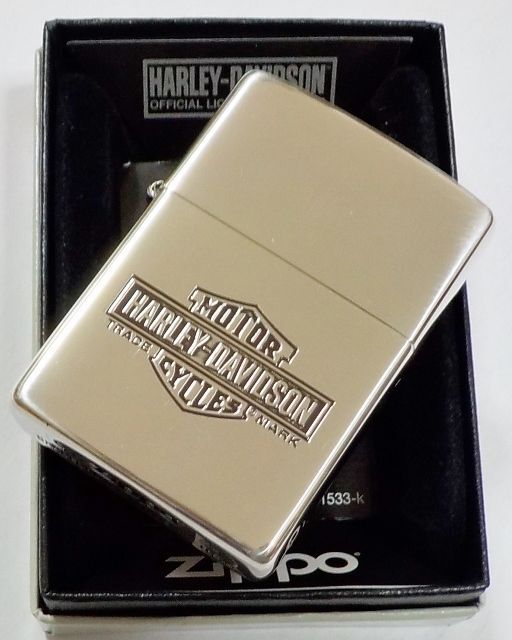 画像: ☆HARLEY-DAVIDSON！ロゴデザイン ２面加工 シルバーいぶし ２０２２年 JAPAN MODEL ZIPPO！新品