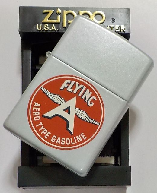 画像: ★ガソリン★ FLYING A！AERO TYPE GASOLINE １９９９年８月 ZIPPO！新品