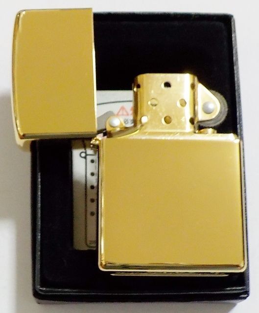 画像: ★輝く・・金色！ゴールドシリーズ  ＃２００Gミラー  キャンドボトム ２００９年８月  ZIPPO！新品