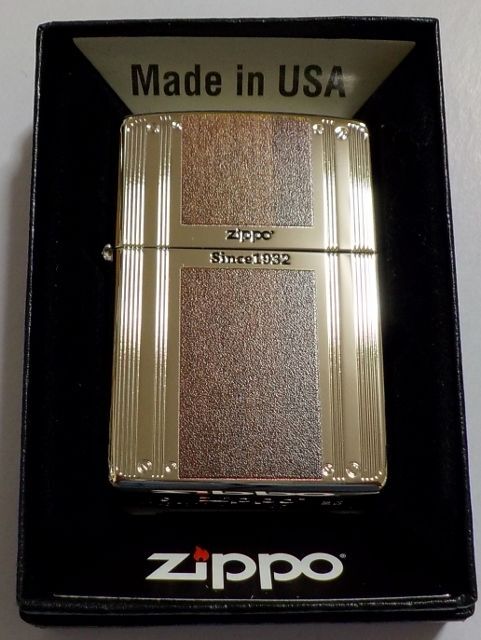 画像: ☆豪華！WLINE！繊細なライン＆Wood調 Since １９３２ ★両面加工 シルバーカラー ZIPPO！新品
