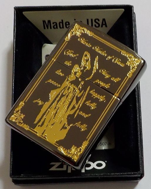 画像: ☆Maria 聖母マリアさま！ブラック＆ゴールドで繊細な彫刻 ２０１６年６月 ZIPPO！未使用品