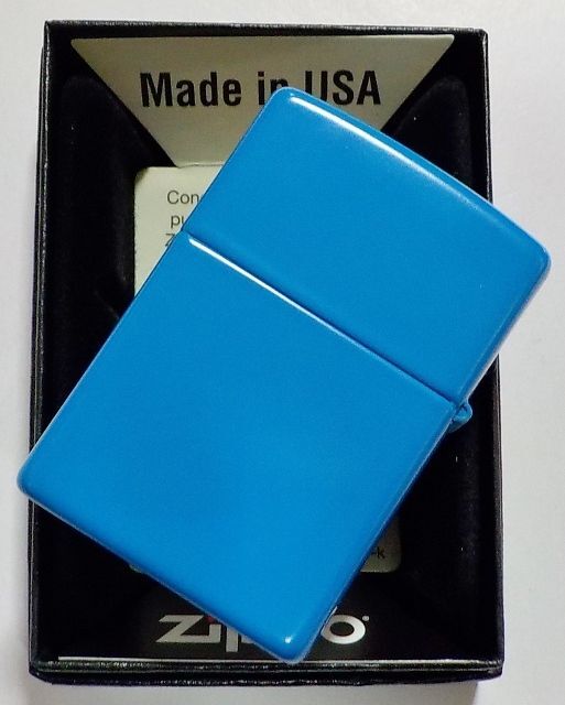 画像: ☆Pop Art☆ ポップアートデザイン ２０２３年 Sky Blue Matte USA  Zippo！新品