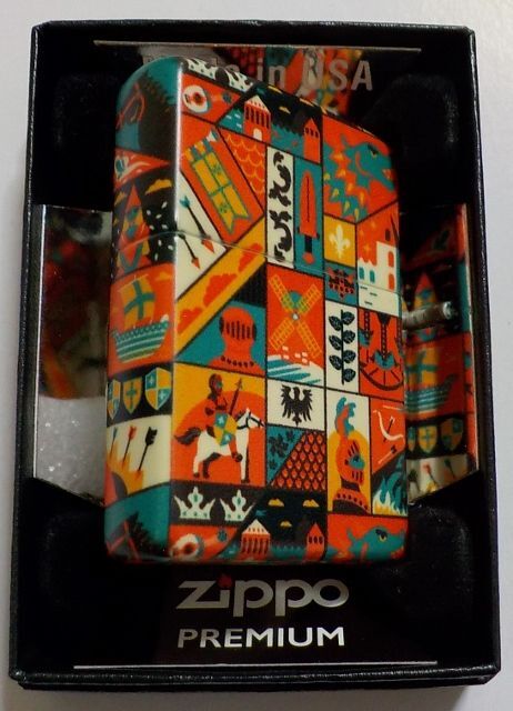 画像: ☆豪華！５４０度 ５面連続デザイン！Mytho logical Old Ages Color Zippo PREMIUM！新品