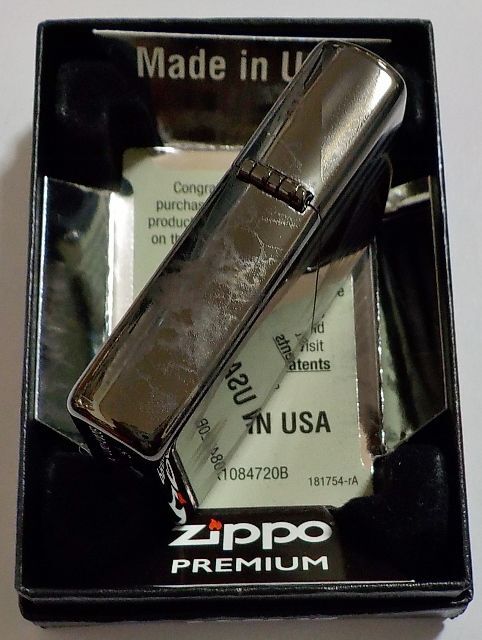 画像: ☆豪華！３６０度 ４面デザイン！ZIPPO炎のアイコン HP Black Zippo PREMIUM！新品