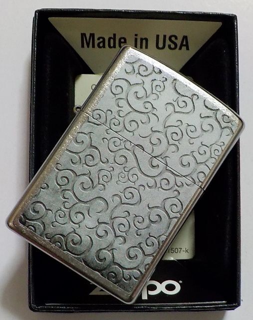 画像: ☆Vines（蔓 つる）クラシカルデザイン！２０２３年５月 USA Street Chrome Zippo！新品