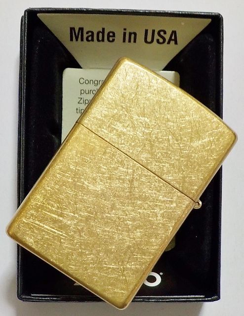 画像: ☆金色に輝く・・Tumbled Brass タンブルブラス  ２０２３年６月 USA ZIPPO！新品