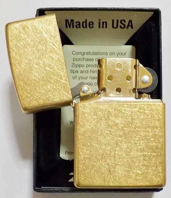 画像: ☆金色に輝く・・Tumbled Brass タンブルブラス  ２０２３年６月 USA ZIPPO！新品