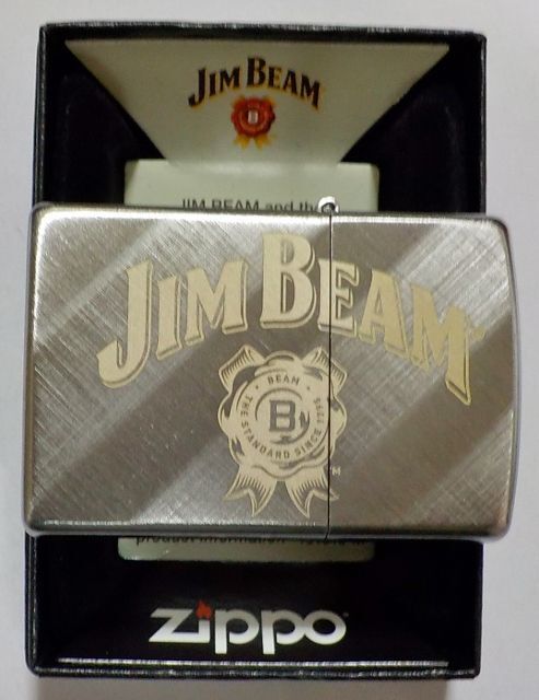 画像: ☆JIM BEAM！ジム・ビーム ！お洒落な横柄 Diagonal Weave２０２２年 USA Zippo！新品