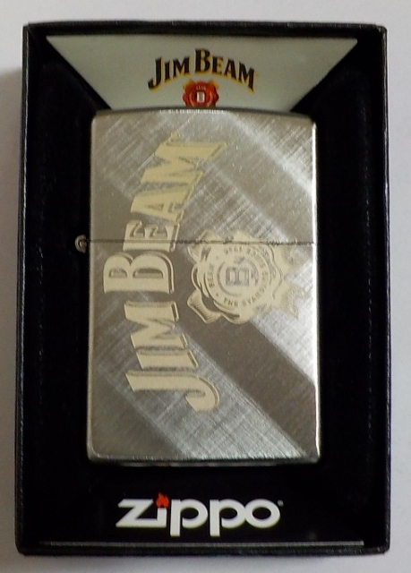 画像1: ☆JIM BEAM！ジム・ビーム ！お洒落な横柄 Diagonal Weave２０２２年 USA Zippo！新品