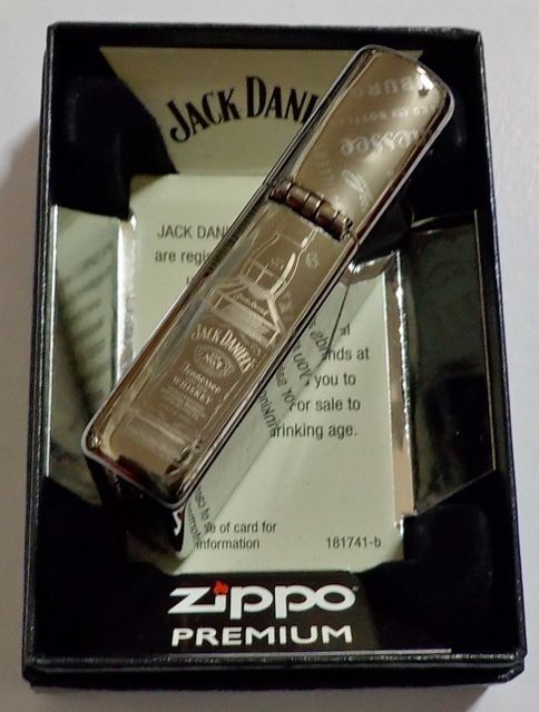 画像: ☆豪華！ジャック・ダニエルズ！３６０度 ４面デザイン！ ２０２３年 Jack Daniel’ｓ HP Black Zippo PREMIUM！新品