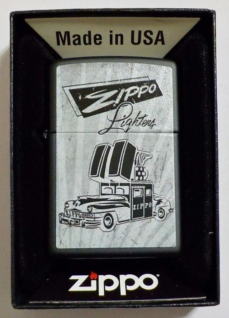 画像1: ☆ジッポーカー！レトロな雰囲気の・・ ZIPPO CAR！２０２０年 USA BLACK ZIPPO！新品 