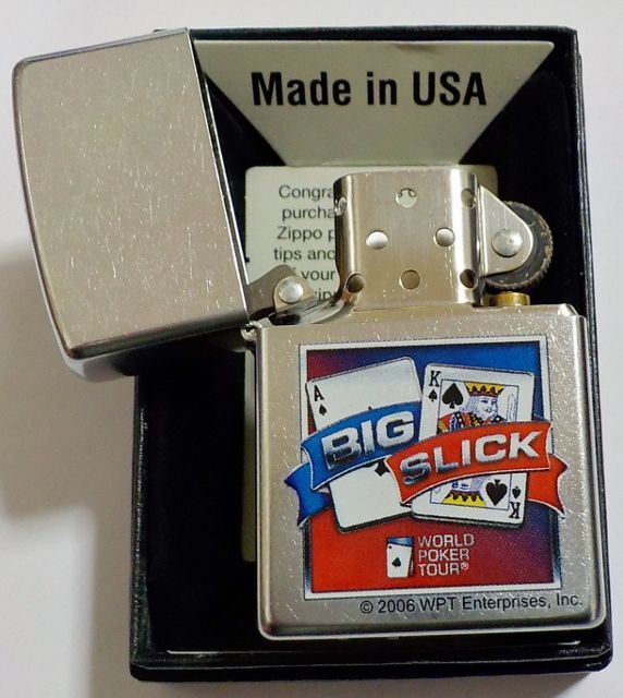 画像: ☆トランプ！WORLD POKER TOUR！BIG SLICK USA ２００７年４月 ZIPPO！新品