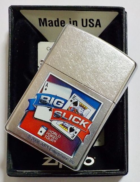 画像: ☆トランプ！WORLD POKER TOUR！BIG SLICK USA ２００７年４月 ZIPPO！新品