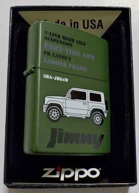 画像: ★ジムニー！SUZUKI JIMNY！全面マットグリーン ２０２３年 ZIPPO！新品