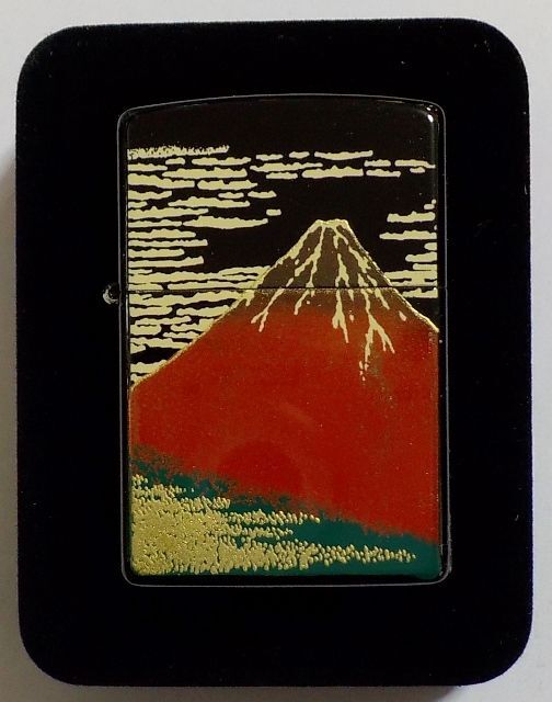 画像1: ★豪華 赤富士！伝統工芸 本金蒔絵 漆塗り ２０２０年発売 ＺＩＰＰＯ！新品未使用品