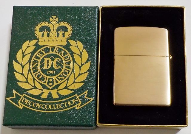 画像: ☆デコイ！ローズゴールド DECOY COLLECTION １９９８年４月 ROSE GOLD ZIPPO！新品。