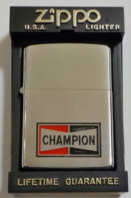 画像: ★CHAMPION SPARK PLUG！チャンピオン・スパークプラグ １９９２年１１月 ZIPPO！新品