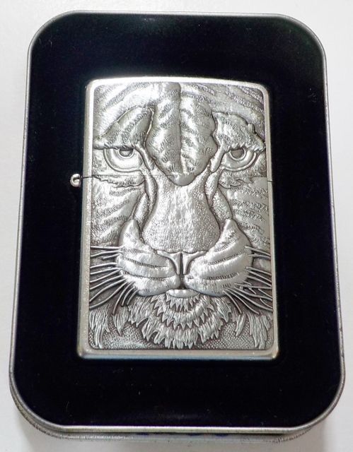 画像1: ☆迫力の・・虎顔！TIGER FACE ２００４年４月 USA エンブレム ZIPPO！新品