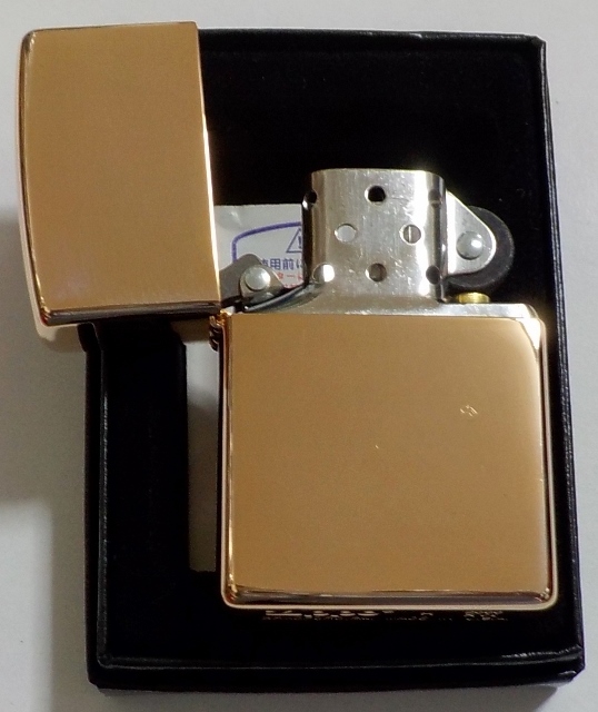 画像: ☆輝く・・ローズゴールド！２０００年８月 ROSE GOLD PLATING 鏡面 ZIPPO！新品