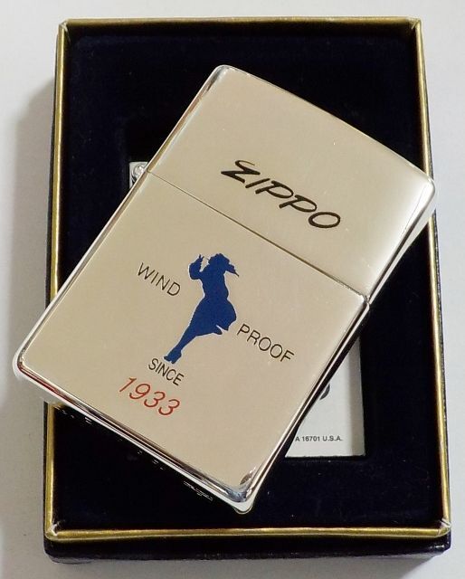 画像: ☆WINDY！Zippo WIND PROOF SINCE １９３３！輝く・・シルバー銀加工 １９９９年１月 新品