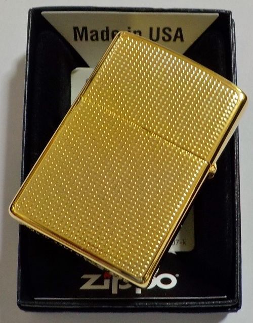 画像: ☆豪華！輝く・・ゴールドカラー 繊細な両面 DOTデザイン＆LOGO ２０２３ ZIPPO！新品