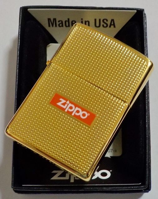 画像: ☆豪華！輝く・・ゴールドカラー 繊細な両面 DOTデザイン＆LOGO ２０２３ ZIPPO！新品