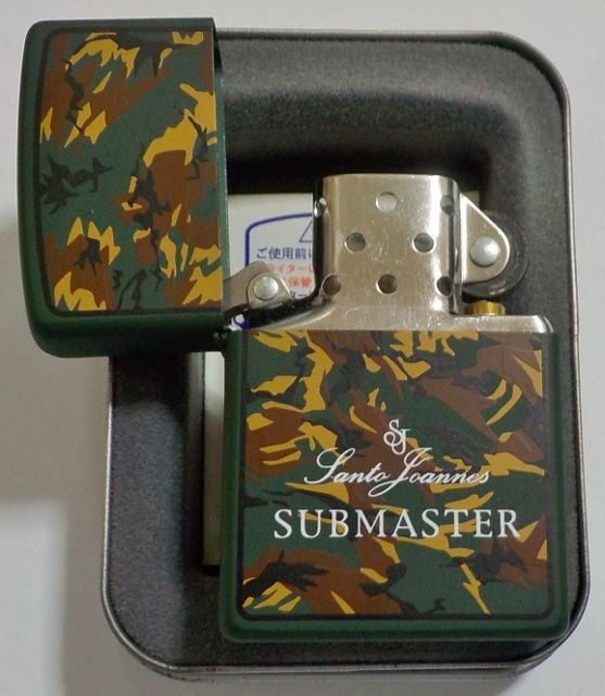 画像: ☆時計メーカー　セントジョイナス！Santo Joannes SUBMASTER 両面カモフラージュ ２０００年１月 Zippo！新品　