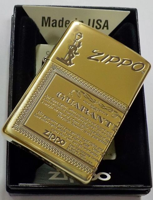 画像: ★GUARANTEE（保証書）★ドランカー＆WINDY２面連続加工 エッチング ＆ブラスいぶし２０２３年 ZIPPO！新品