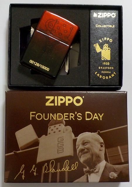 画像: ☆創業者 GGB Founder’s Day ２０２４年 モデル★世界限定 ５面 新色クリア塗装 ZIPPO！新品