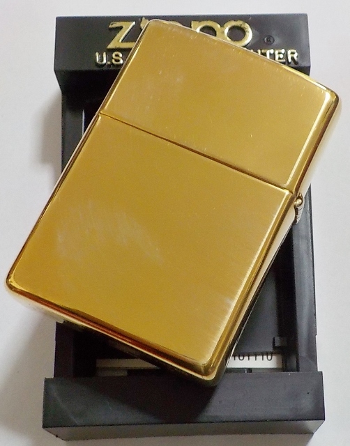 画像: ☆２０００年１月 ZIPPO社歴代社長サイン！真鍮 High Polish Brass Zippo！新品