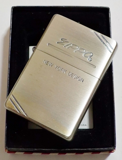 画像: ☆１９９８年９月１９３７ VINTAGE NEW YORK DESIGN！銀加工  ZIPPO！未使用品