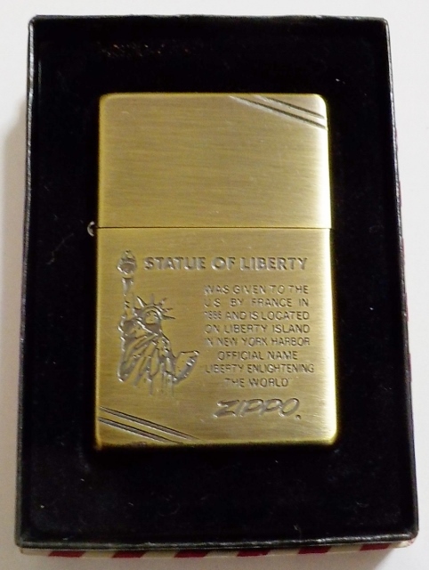 画像1: ★自由の女神！Statue of Liberty １９９８年３月 １９３７ 真鍮古美 ZIPPO！新品